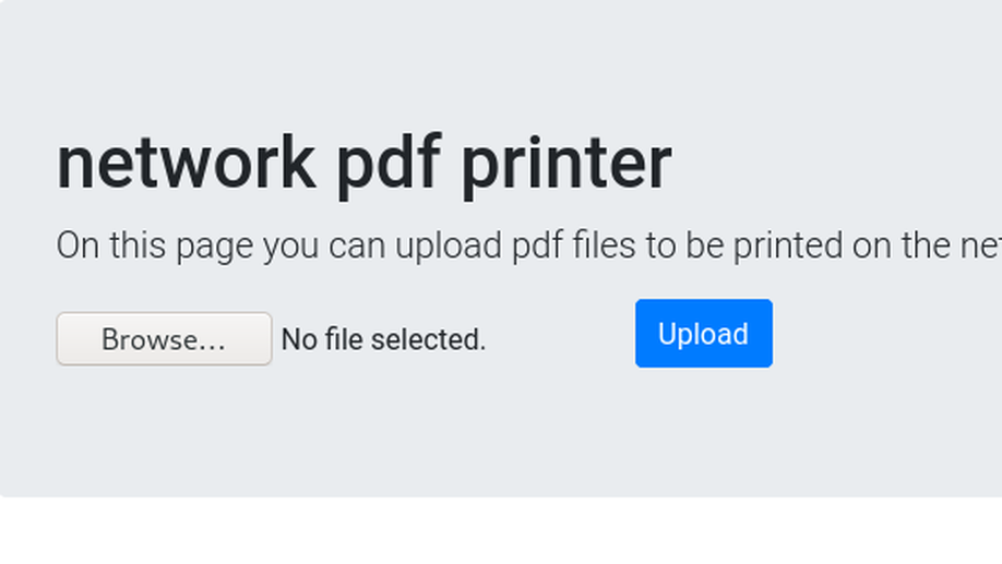 PDF Network Printing Without Drivers
